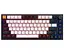 Клавиатура беспроводная игровая механическая GamePro MK-160-B Pro Black-White QLAB Orange Switches Hot-Swap - миниатюра 1