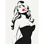 Картина за номерами ArtCraft Lady in black 10060-AC 30х40 см - мініатюра 1