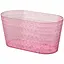 Кашпо для орхідей Form-Plastic Diamant Mini овал-23 2 л прозоро-рожевий (3796-T10) - мініатюра 1
