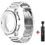 Комплект Tamister для часов Xiaomi Watch S3 серебристый (чехол + ремешок Rolex design 22 мм) - миниатюра 1