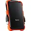 Зовнішній жорсткий диск Apacer AC630 2.5" 1TB USB 3.1 black/orange (AP1TBAC630T-1) - мініатюра 3