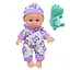 Детская Кукла-Пупс "Cute baby" HX623-5/7 с игрушкой Фиолетовый - миниатюра 1