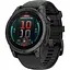 Garmin Fenix ​​E 47mm AMOLED Slate Gray Steel with Black Silicone Band (010-03025-03/01) - мініатюра 1