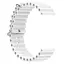 Ремінець для Samsung Galaxy Watch 4 Classic 46mm - білий ширина кріплення 20мм силікон Watchbands Hump (W22-4WB87751991) - мініатюра 2