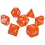 Набір кубиків Opaque 7 Dice Set - Orange , 7 шт. (g7dopaq03) - мініатюра 1
