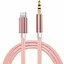 Кабель AUX Lightning-TRS Audio 3.5мм Male/Male 1м Pink - миниатюра 1