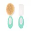 Щетка и расческа для волос 7106_Бирюзовый, мягкая щетина - миниатюра 2