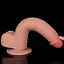 Фалоімітатор LoveToy Sliding-Skin Dual Layer Dong 22 см тілесний - мініатюра 11
