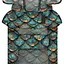 Дождевик-накидка с капюшоном для собак Collar Waudog Clothes, рисунок "Луска", XXS, А 23-26 см, B 30-36 см, С 15-20 см - миниатюра 3