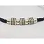 Браслет из текстиля Aurora с серебряными вставками и фианитами. 75124Б - миниатюра 2