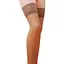 Чулки ST003 3/4 beige - Passion: классические, на ажурной силиконовой резинке - миниатюра 1
