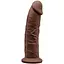 Фалоімітатор Silexd Premium Silicone Dildo Model 2 Size 7.5 19 см (коричневий) - мініатюра 1