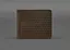 Мужской кожаный портмоне темно-коричневый 1.0 зажим для денег Карбон - миниатюра 1
