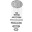 Люстра Brille кришталева LED 264W WW+NW+CW CH (BR-999S/7) - мініатюра 1