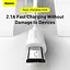 Кабель Baseus Micro USB Simple wisdom Data Cable Kit 1.5 м 2.1A (2PCS-Set) (TZCAMZJ-02) - мініатюра 3