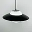 Регулирующий подвесной светильник в хромовом корпусе на Количество ламп лампочки с черним ободком | Line F | Арт. YG88/Количество ламп CH+BK - миниатюра 3