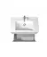 Тумба підвісна Мойдодир Trend 80-A у ванну з Creavit умивальником Su-80 Білий - мініатюра 4