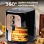 Аэрофритюрница безмасляная Sokany SK-10025 6.5 л электрическая с механическим управлением 1400 Вт - миниатюра 5