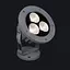 Светильник Brille садовый металлический AS-15 3*7W WW IP65 GY - миниатюра 6