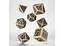 Набор кубиков Celtic 3D Revised Beige & black Dice Set , 7 шт. (SCER18) - миниатюра 2