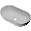 Раковина матова накладна Amidicon Savanna 56 560x320 з литого каменю SAVANNA_56_MAT, Білий матовий - мініатюра 2
