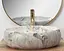 Умивальник Rea Linda stone накладний REA-U1020, Сірий - мініатюра 2