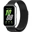 Ремешок DK для Samsung Galaxy Fit3 (R390) Metal Milanese Loop Magnetic (black) - миниатюра 1