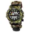 Годинник чоловічий спортивний наручний Skmei 1283 з паракордовим ремінцем (Камуфляж) - мініатюра 1