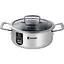 Кастрюля с крышкой Bergner Steelblue 20 см (BG-33221-BL) - миниатюра 1