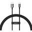 Кабель 65 Вт - Type-C Baseus Superior Series (SUPERVOOC) CAYS000901, 1 м черный - миниатюра 1