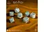 Набор кубиков Harry Potter. Slytherin Modern Dice Set - White , 7 шт. (190142/2023/2/B) - миниатюра 3