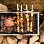 Гриль портативный Naturehike Picnic BBQ Grill NH20CJ006 р-р L сталь - миниатюра 14