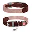 Ошейник для собак из кожи и восстановленного хлопка Waudog Classic S Ш 15 мм Д 27-36 см коричневый - миниатюра 1