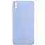 Чехол Epik Silicone Case Square Full Camera Protective AA NOLOGO для Apple iPhone X/XS 5.8 Голубой/Lilac Blue - миниатюра 1
