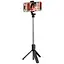 Трипод монопод XO SS09 Multifunctional remote control selfie-stick штатив для селфі з пультом чорний (6920680828289) - мініатюра 1