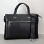 Сумка для ноутбука и документов кожаная черная Tiding Bag 9157 с 2 ручками - миниатюра 7
