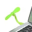 Вентилятор мобильный USB зеленый - миниатюра 2