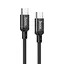 Зарядный кабель быстрой зарядки Hoco X14 Double Speed ​​на 60W с разъемом Type-C to Type-C черный - миниатюра 1