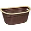 Кошик Irak Plastik Gordes 35 л коричневий (00-00005616) - мініатюра 1