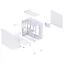 Корпус Jonsbo TK-3 White (TK-3 White) Без БП - мініатюра 14