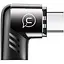 Перехідник поворотний 90 градусів Type-C to Type-C Usams US-SJ486 AU13 100W PD Magnetic - мініатюра 1