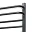 Водяна рушникосушка Navin Грандіс 500x800, чорний муар 12-228053-3680, Чорний матовий - мініатюра 3