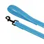 Поводок для собак Barksi Сotton с карабином квадратное ушко 200x2.5 см голубой - миниатюра 4