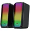 Акустичні колонки Aula N-600 Desktop Speaker, Black, 2 x 3 Вт, RGB, mini jack, USB (6978080505019) - мініатюра 2