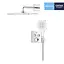 Душова система прихованого монтажу термостатична Grohe QuickFix Precision Smartcontrol Cube 34876000, Хром - мініатюра 4
