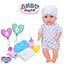 Лялька, 39 см, п’є-пісяє, сенсор на обличчі, звук, горщик, підгузок, пляшечка, соска, кубик (В асортименті) - мініатюра 2