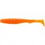 Силікон FishUP U-Shad 2" #049 - Pumpkin Orange/Black (10 шт/уп) - мініатюра 1