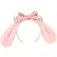 Аксесуар для волосся обруч з плюшевими вушками 15x17x3 см, світло 3 режими, на батарейках (В асортименті) - мініатюра 1