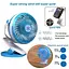 Аккумуляторный настольный вентилятор Moltis Mini Fan WX 6503 на прищепке 1000mAh Ветродуйка 5Вт 4 Голубой - миниатюра 6