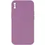 Чохол Epik Silicone Case Square Full Camera Protective AA NOLOGO для Apple iPhone X/XS 5.8 Ліловий/Lilac Pride - мініатюра 1